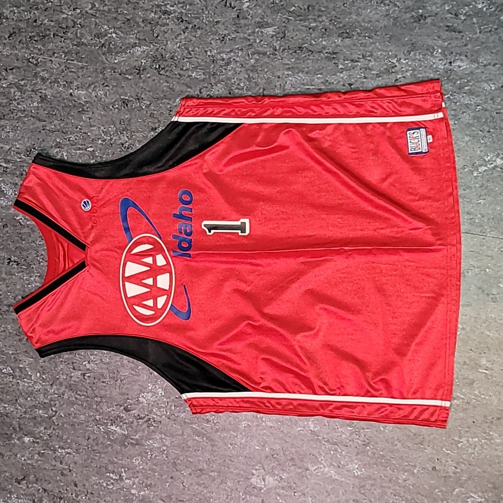 Vintage. CBA/D-League Idaho Stampede. RUMBLE mascot jersey. RARE!Size XL